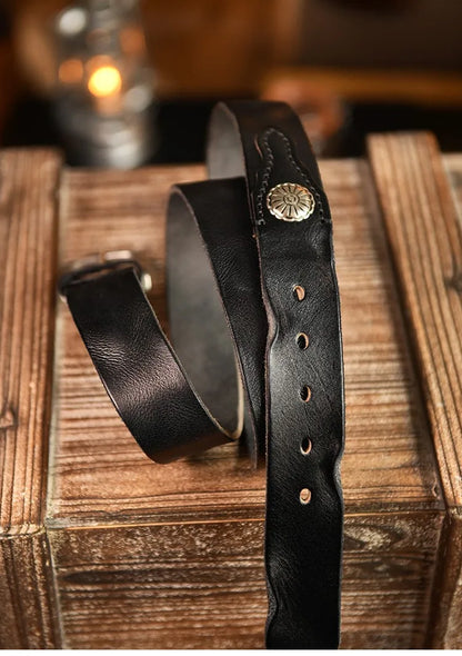 Leather Traditional Cowboy Belt