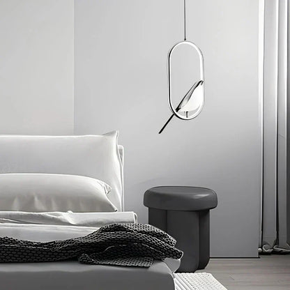 Modern Black Crystal Pendant Ceiling Light Fixture
