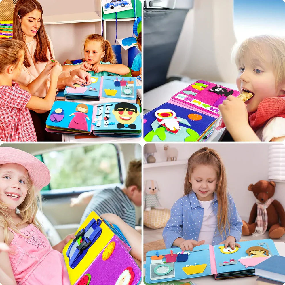 Interactive 3D Sensory Play Learning Board