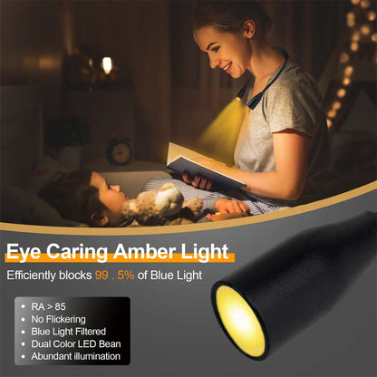 Portable LED Reading Lamp – Adjustable Neck Light - Lusomart