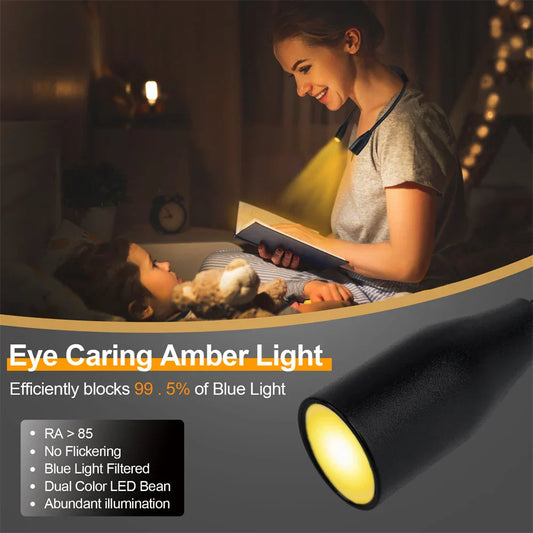Portable LED Reading Lamp – Adjustable Neck Light - Lusomart