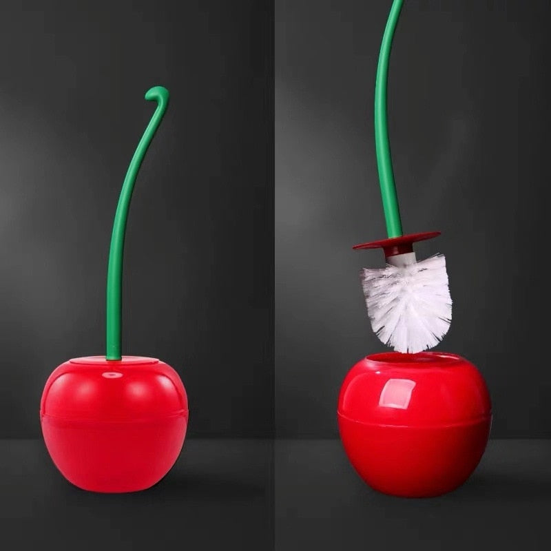 Modern Wooden Toilet Brush Set