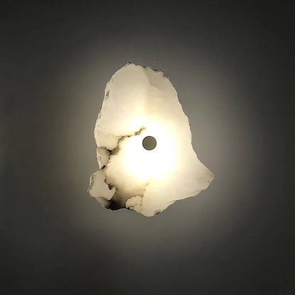 Luxury Marble LED Wall Light With Copper Details