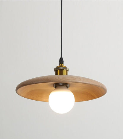 Rustic Wooden Pendant Light With Soft Warm Glow