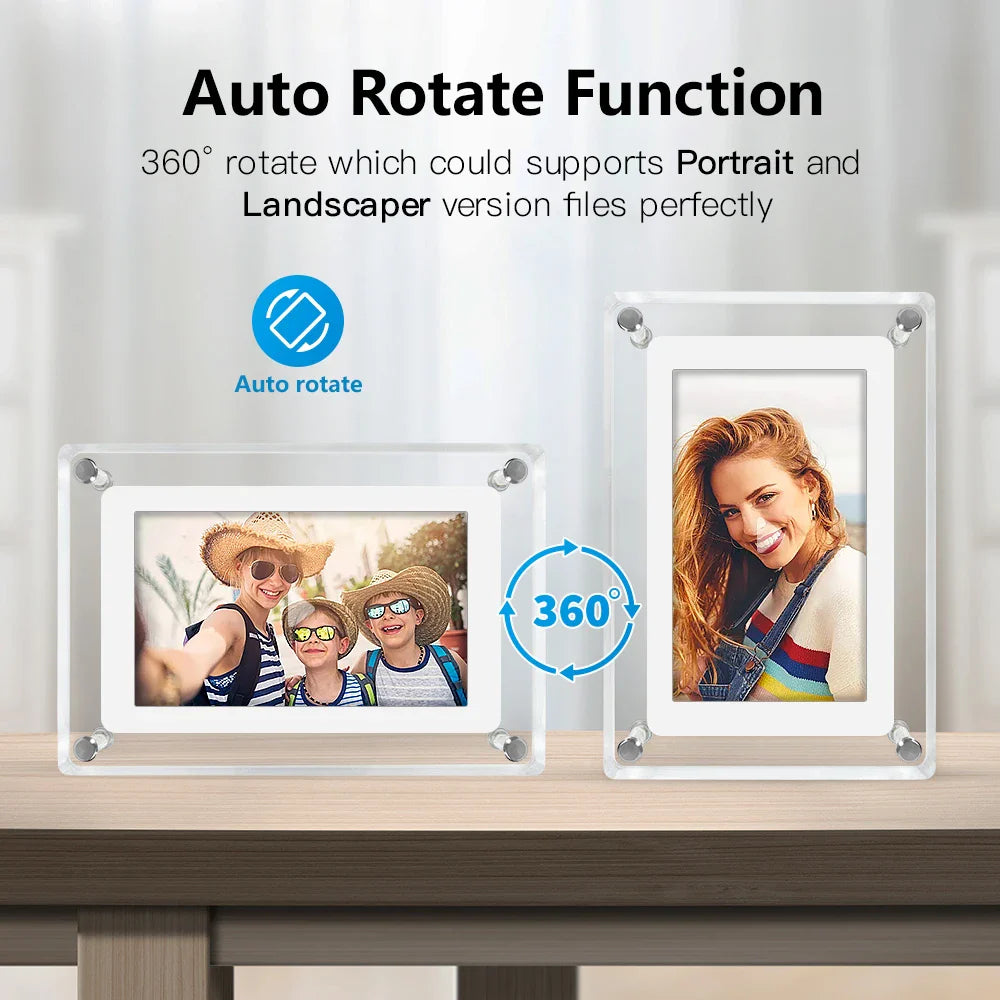 Compact Digital Picture Frame with Wireless Display