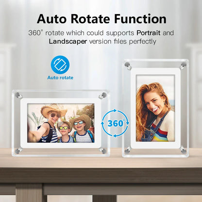 Compact Digital Picture Frame with Wireless Display