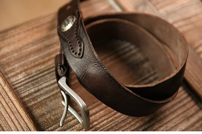 Leather Traditional Cowboy Belt