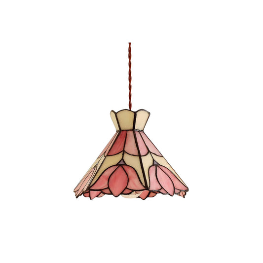 Beautiful Stained Glass Pendant Light Fixture - Lusomart