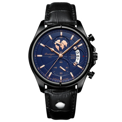 Classic Vintage Leather Wristwatch