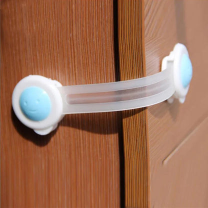 SafeGuard | Adjustable Baby Closet Lock Straps with Easy Installation – 5-Piece Set for Child Safety 1