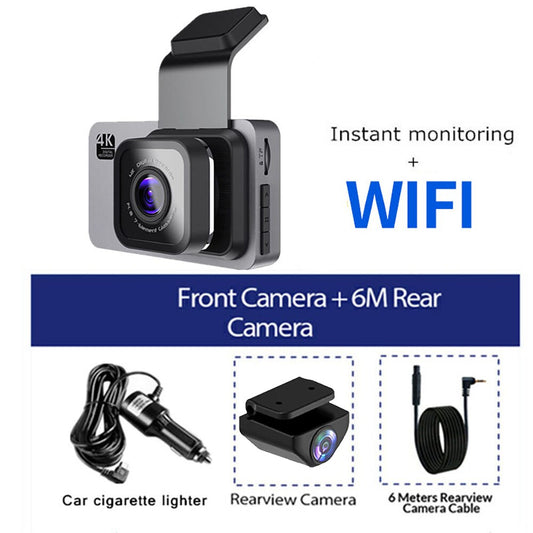 HD Dual Lens Car Dash Cam with Wide Angle View - Lusomart