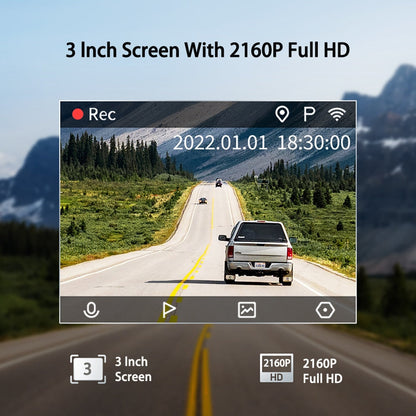 Safe Drive | Dual Lens Auto Dash Cam with 170° Wide Angle – Real-Time Monitoring for Enhanced Vehicle Security 2