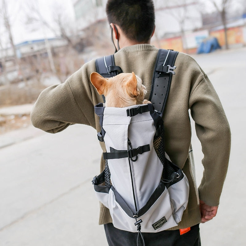 Safepaws - Durable Dog Travel Bag with Side Pocket for Cats & Dogs 1