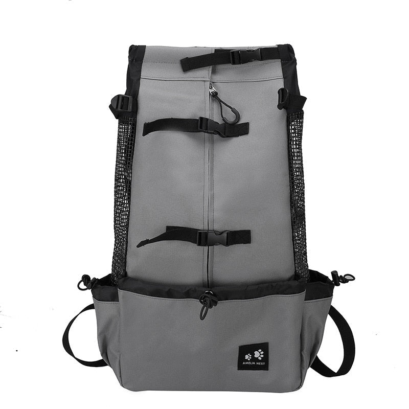 Safepaws - Durable Dog Travel Bag with Side Pocket for Cats & Dogs 14