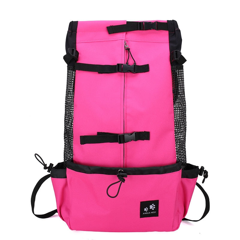 Safepaws - Durable Dog Travel Bag with Side Pocket for Cats & Dogs 16