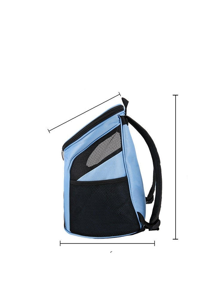 Safepaws - Durable Dog Travel Bag with Side Pocket for Cats & Dogs 19