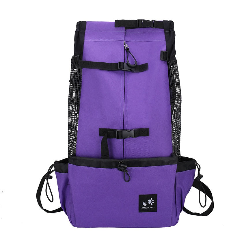 Safepaws - Durable Dog Travel Bag with Side Pocket for Cats & Dogs 8