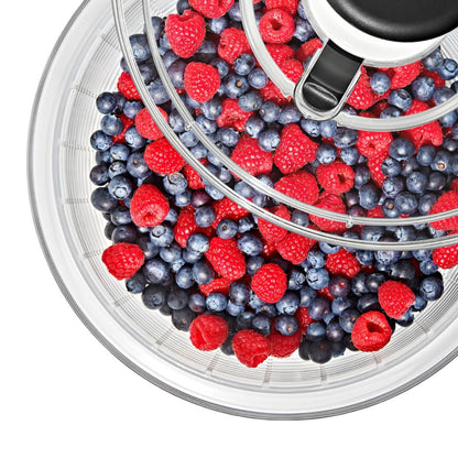 Easy Use Manual Salad Dryer Large Bowl