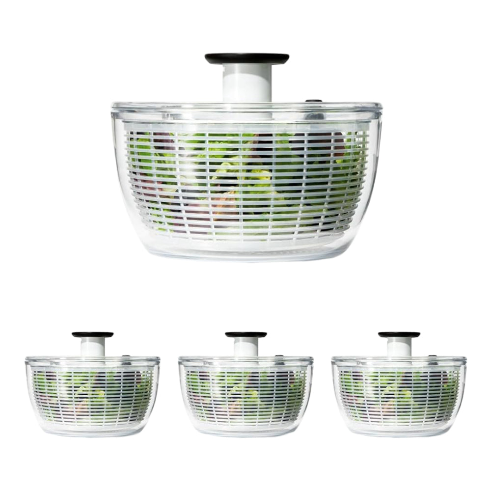 Easy Use Manual Salad Dryer Large Bowl