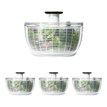 Easy Use Manual Salad Dryer Large Bowl