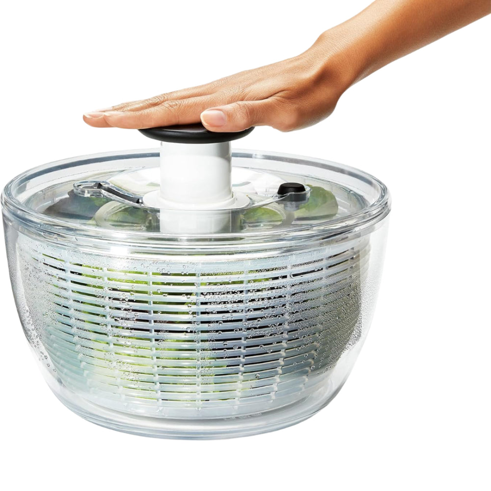 Easy Use Manual Salad Dryer Large Bowl
