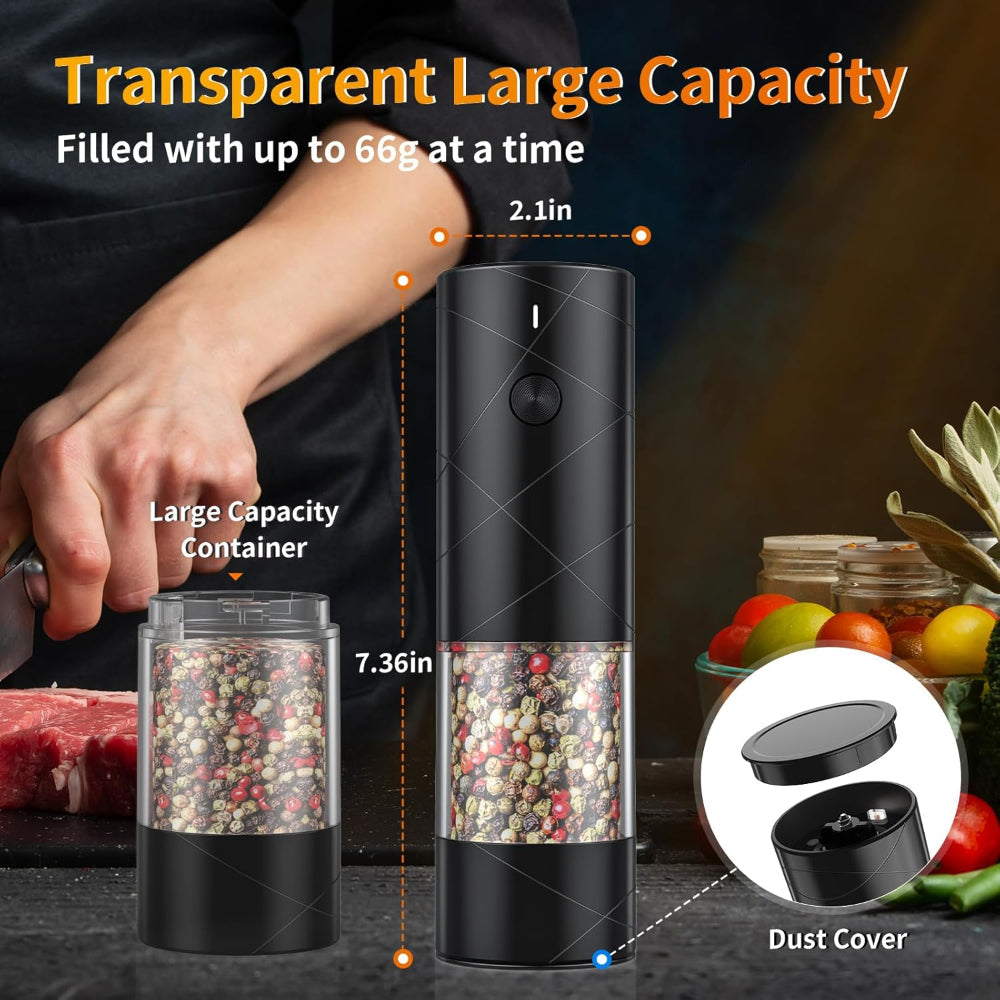 Automatic Salt Pepper Mill with LED Light