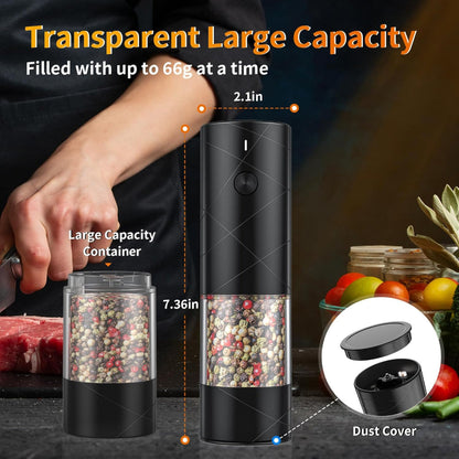 Automatic Salt Pepper Mill with LED Light