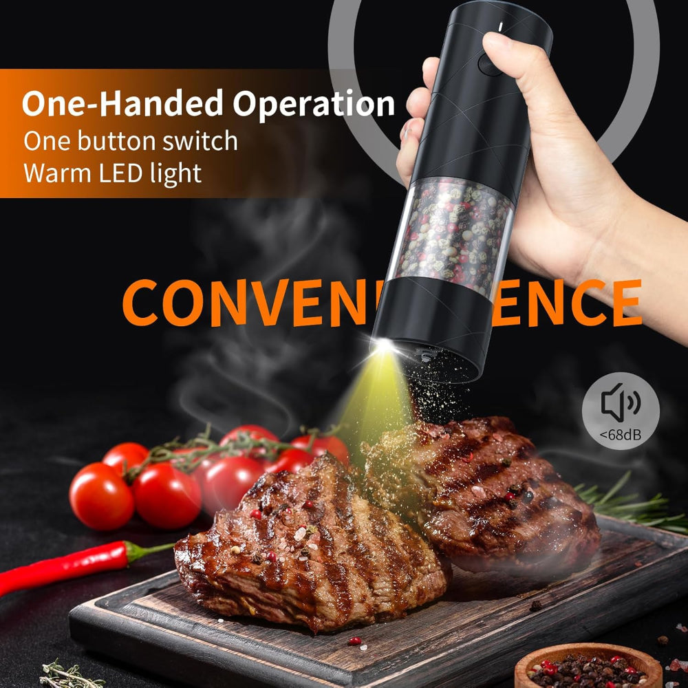 Automatic Salt Pepper Mill with LED Light