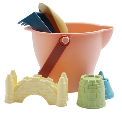 Beach Play Kit | Kids Sand Molds and Tools Set - Lusomart