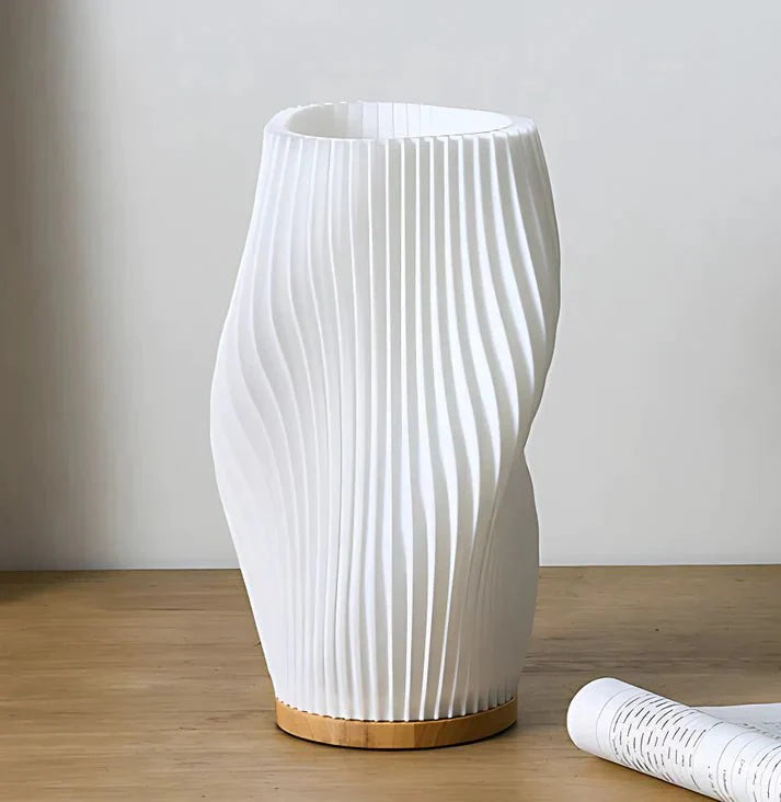Warm Round Table Light with Soft Glow - Lusomart