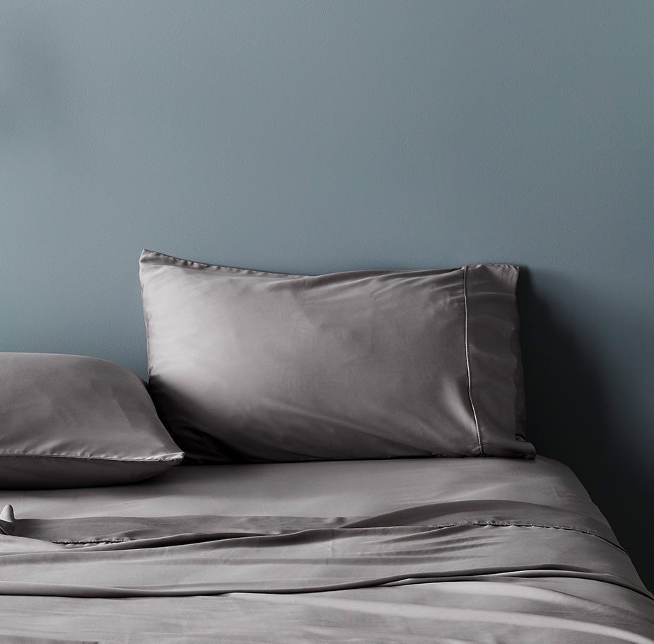 Breathable Grey Charcoal Sheet For Cool Sleep