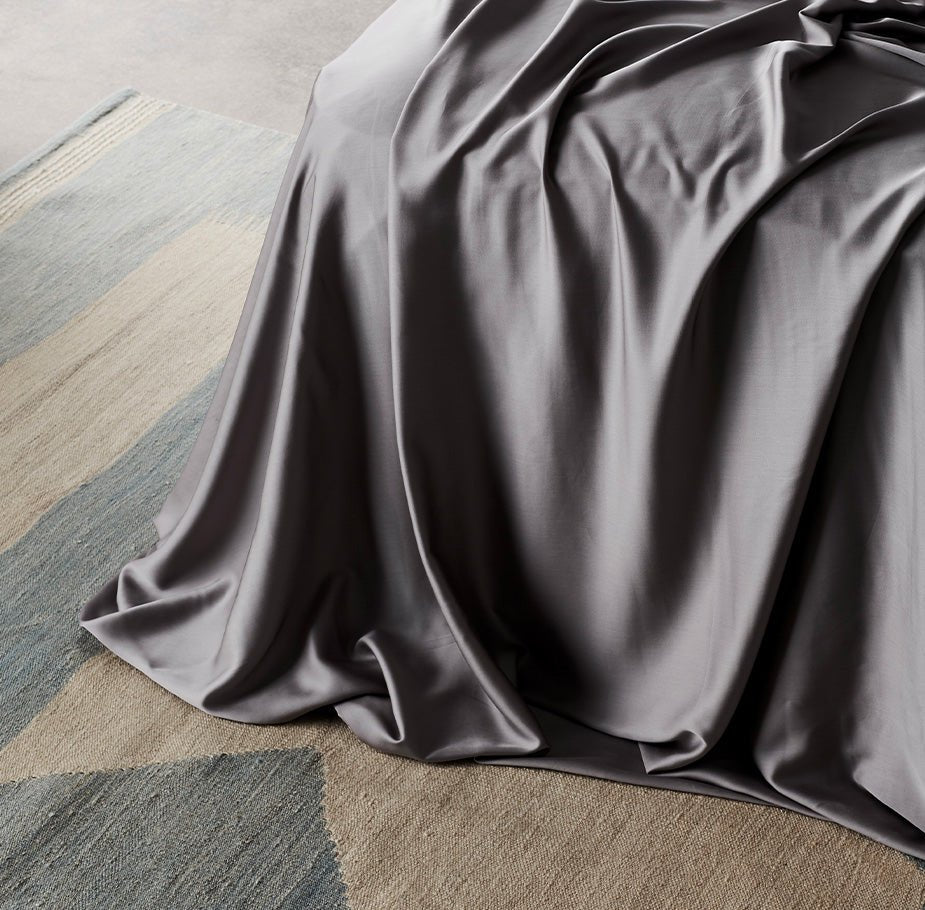 Breathable Grey Charcoal Sheet For Cool Sleep