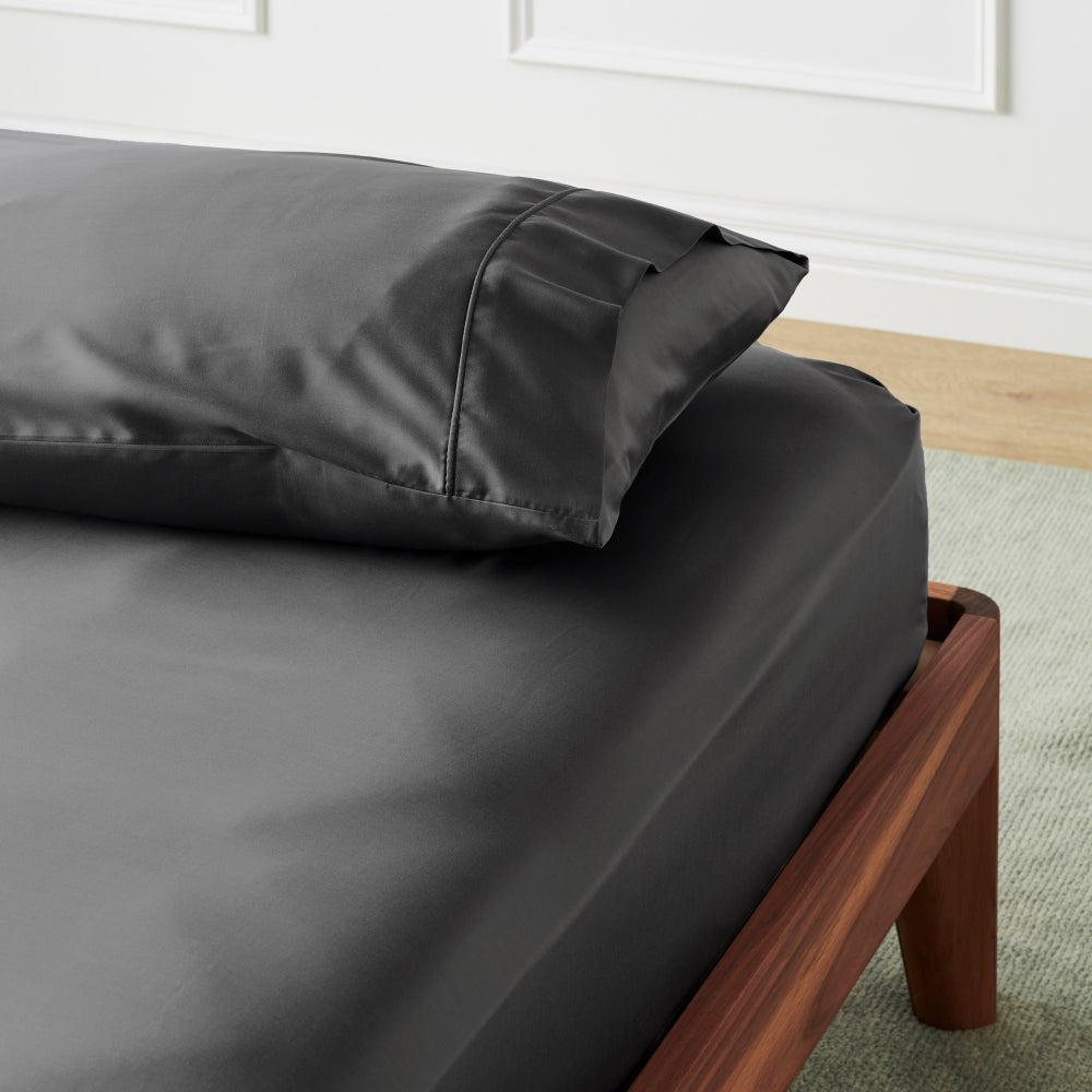 Breathable Grey Charcoal Sheet For Cool Sleep