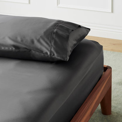 Breathable Grey Charcoal Sheet For Cool Sleep