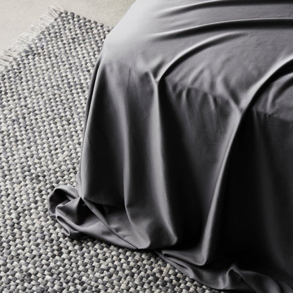 Breathable Grey Charcoal Sheet For Cool Sleep