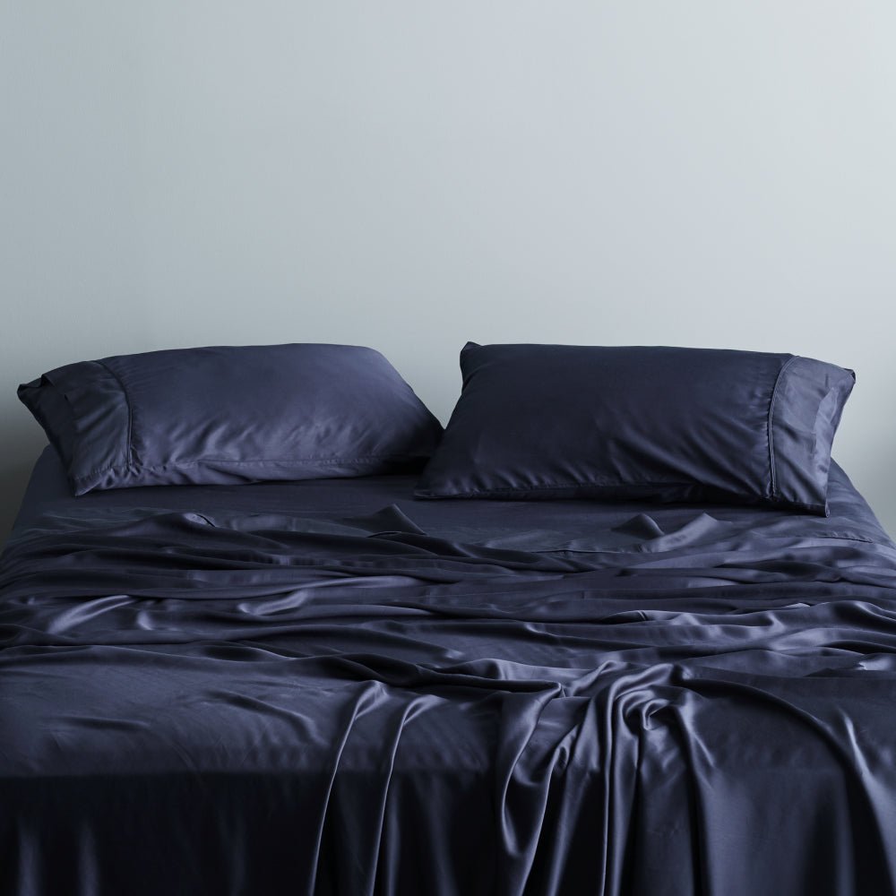Soft Grey Bamboo Pillowcase Set with Anti Odor Protection