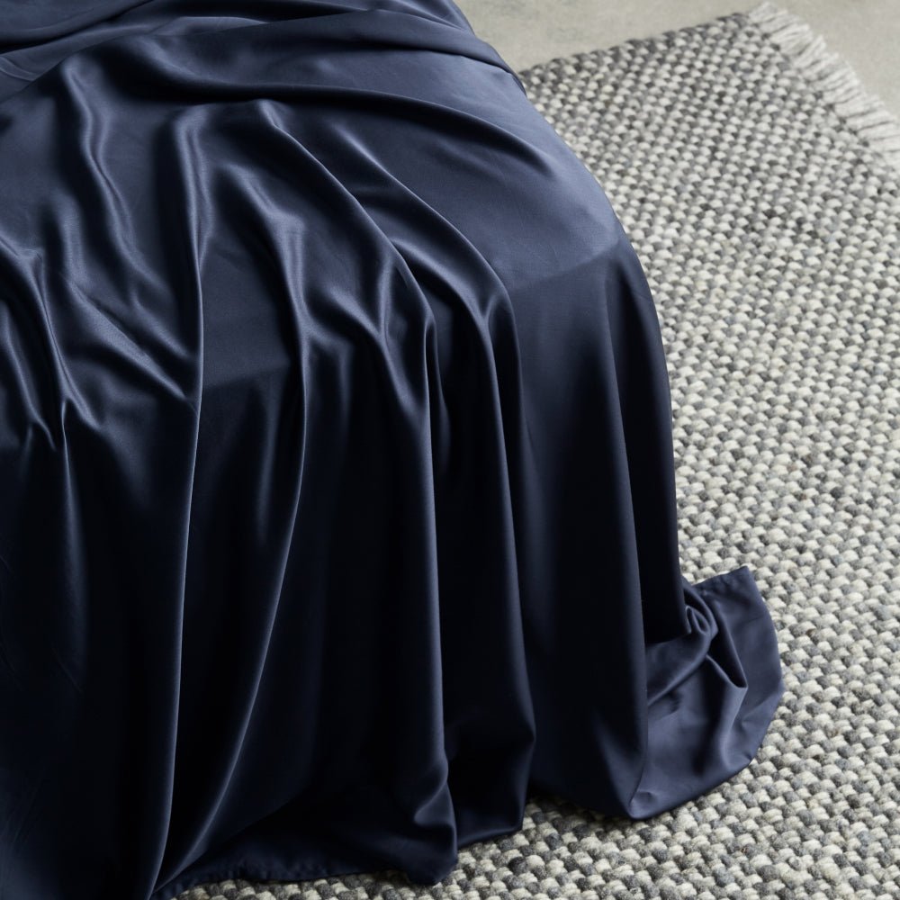 Soft Grey Breathable Bed Sheet Set With Germ Protection