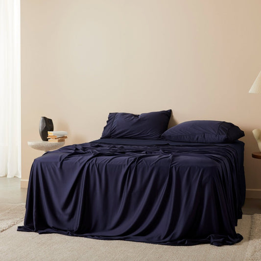 Soft Grey Breathable Bed Sheet Set With Germ Protection - Lusomart
