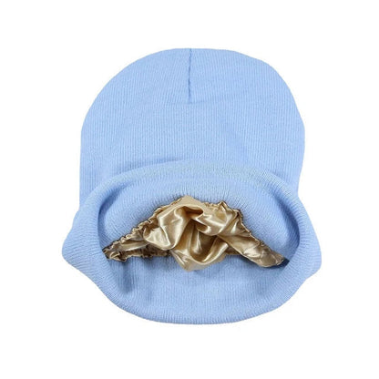 SatinShield | Cozy Warm Knitted Satin Lined Winter Hat 3