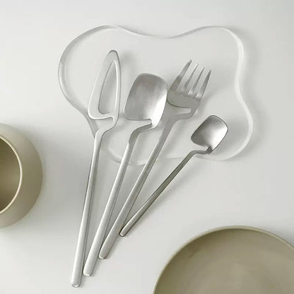 Modern Stainless Steel Flatware Dinner Set - Lusomart