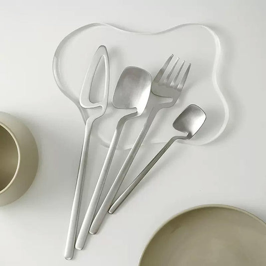Modern Stainless Steel Flatware Dinner Set - Lusomart