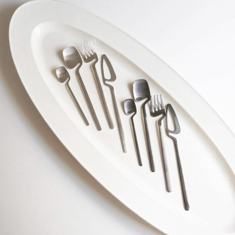Modern Stainless Steel Flatware Dinner Set