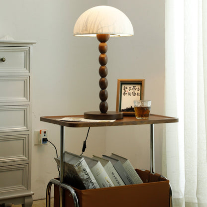 Natural Wood Asian Style Table Light