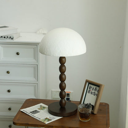 Natural Wood Asian Style Table Light
