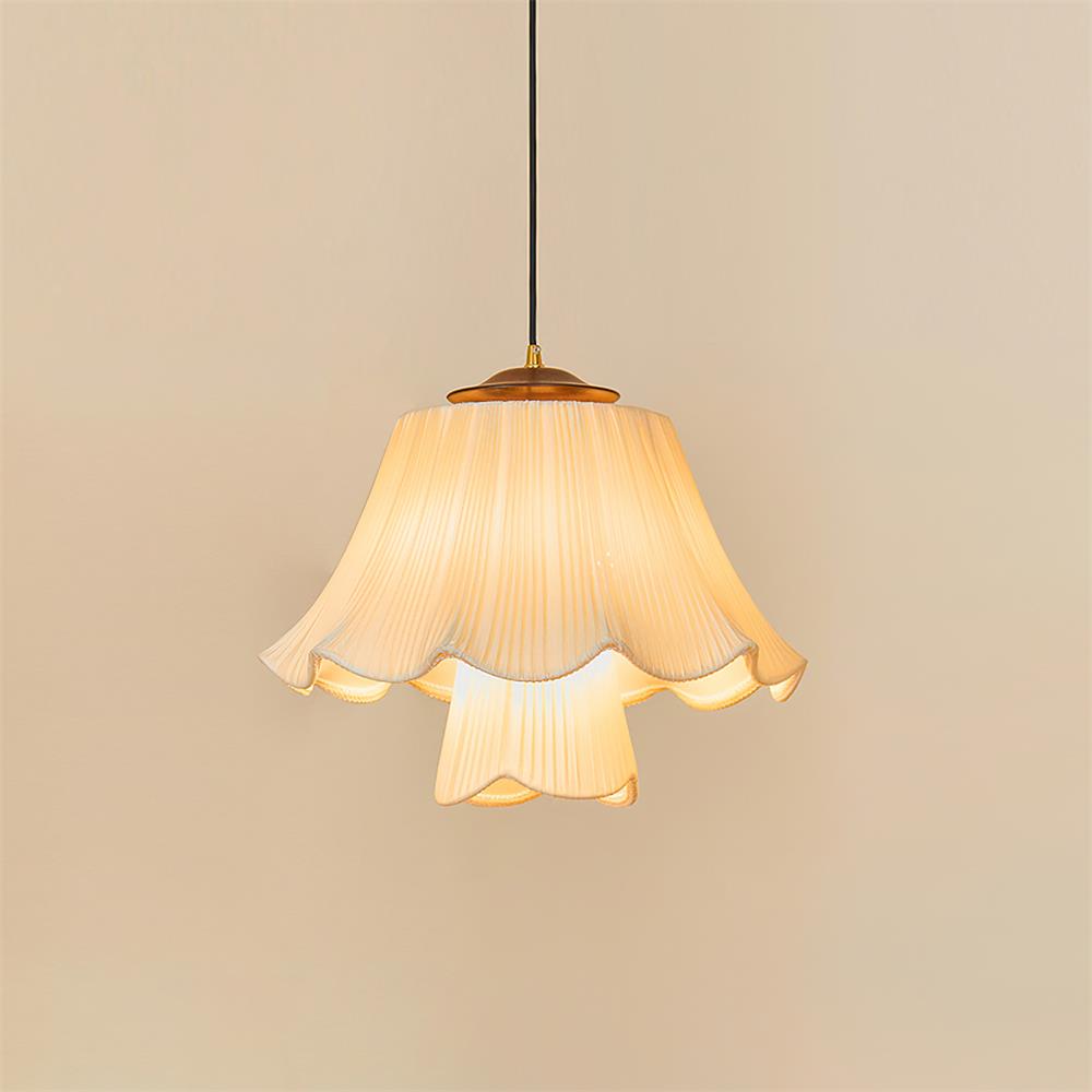Stylish Folded Shade Kitchen Pendant Light Fixture - Lusomart