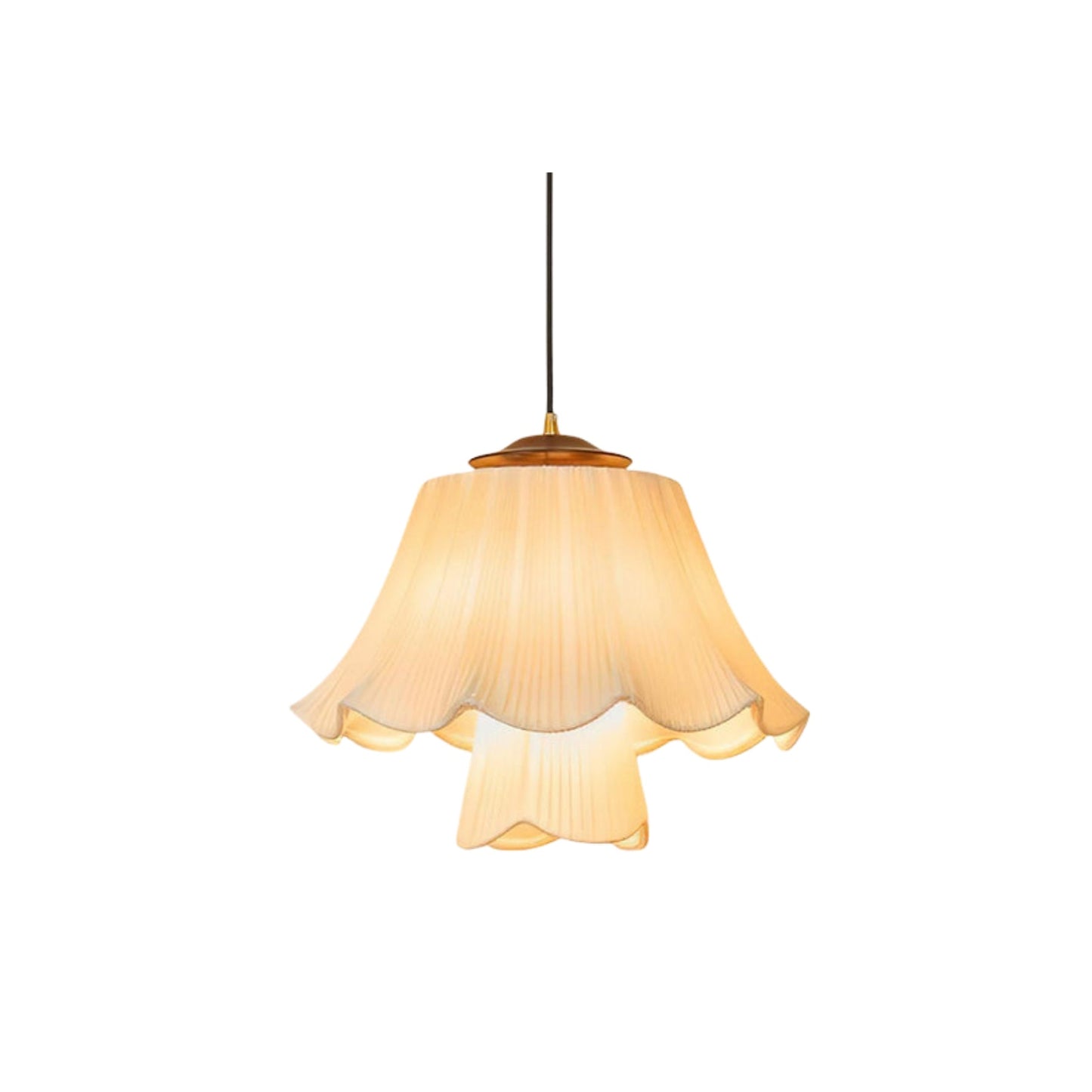Savena | Elegant Pleated Fabric Kitchen Pendant Lighting for Cozy Interiors 1
