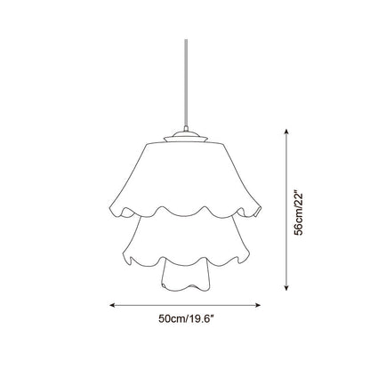 Savena | Elegant Pleated Fabric Kitchen Pendant Lighting for Cozy Interiors 5