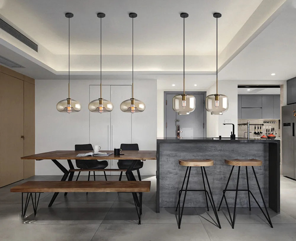 Sleek Metal LED Pendant Lamp