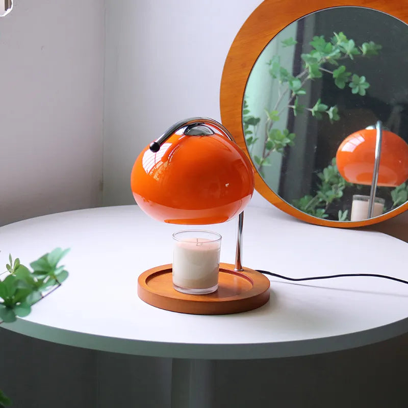 Retro Glass Dimmable Candle Warmer Lamp-4