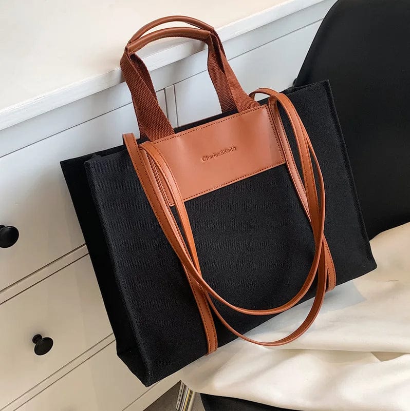 Practical Canvas Tote Bag - Lusomart